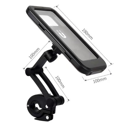 Universal Motorcycle Bike Mobile Phone Holder Bracket Navigation GPS Support 360° Adjustable Motorcycle Bicycle Cellphone Holder