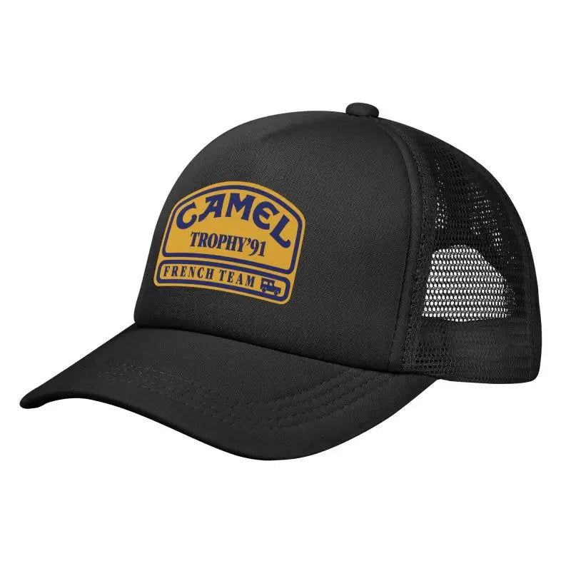 Camel Trophy 91 Print Mesh Baseball Cap Men Women Summer Sun Caps Street Hip Hop Hat Outdoor Sunshade Hat Daily