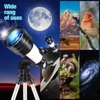 Professional Astronomical Telescope F30070 High Magnification Bak4 Prism HD For Moon Watching Stargazing Bird Watching