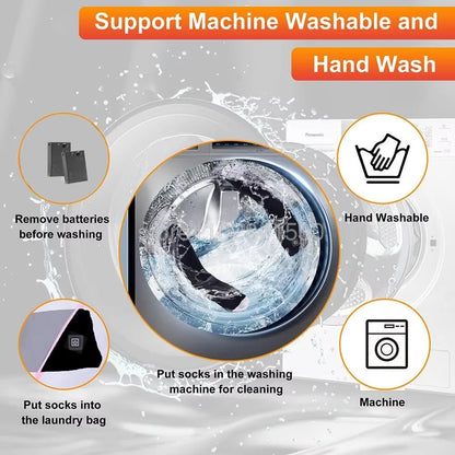 Heating Socks With Battery Box Rechargeable Anti-Cold Comfort Men Women Thermal Heated Outdoor Camping Ski Sports Winter