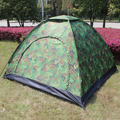 Camping Tent 5-6 Person Single-layer Camouflage Tent Portable Waterproof Tent Travelling Hiking Shelter For Camping Accessories