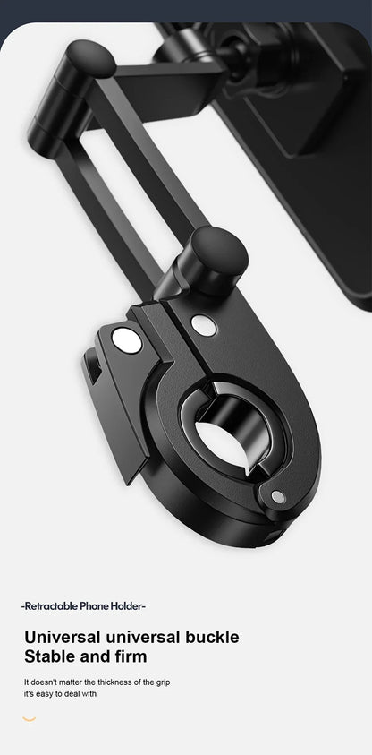 Waterproof Motorcycle Bike Mobile Phone Holder Magnetic Universal Bicycle GPS 360° Swivel Adjustable Motorcycle Cellphone Holde