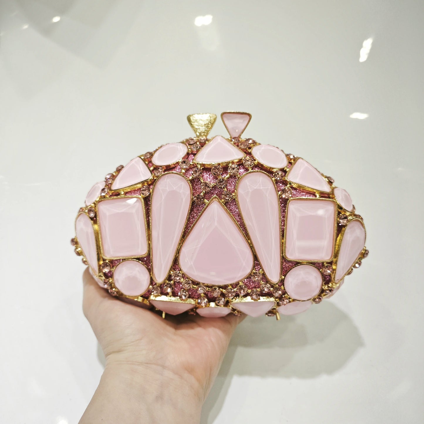 New Large Rhinestone Evening Bag Crystal Dinner Bag WHTUOHENG  Diamond Clutch Women's Bag Luxury Formal Party Bags And Handbags