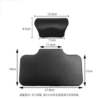 Motorcycle Passenger Backrest Back Pad Universal Self-adhesive Shockproof Moto Rear Top Case Box Luggage Cushion Pad Backrest