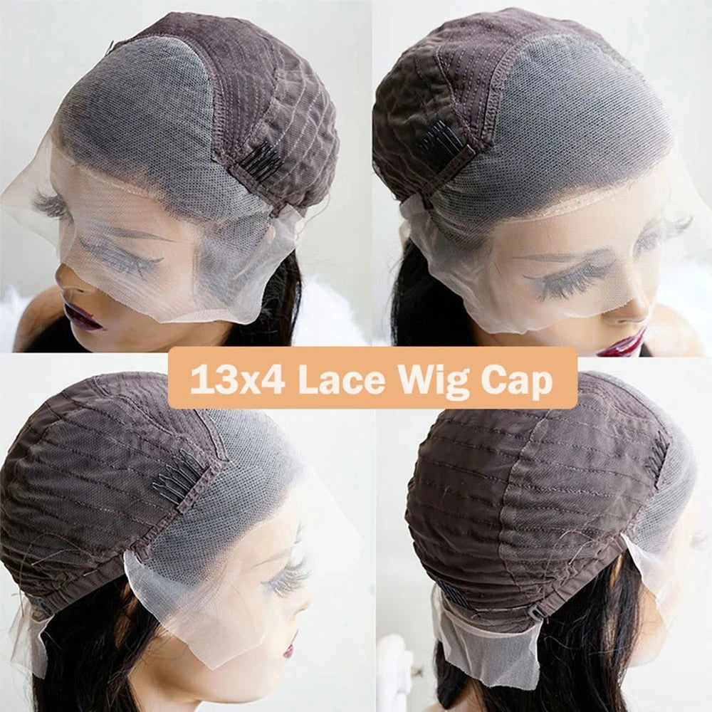 Lagos Hairline Afro Kinky Curly Wigs Human Hair Wigs Short Bob Wigs 13x4 Lace Frontal Human Hair Wigs For Woman