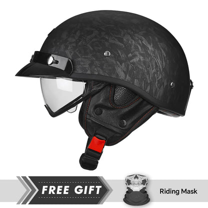 New Arrivals Retro Half Face Motorcycle Helmet DOT ECE Half Motorbike Helmets Men Women Unisex Low Profile Half Helm