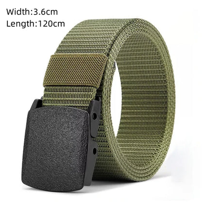 Men's Belt Outdoor Hunting Tactics Belt Multi functional Buckle Nylon Belt High Quality Marine Corps Canvas Belt