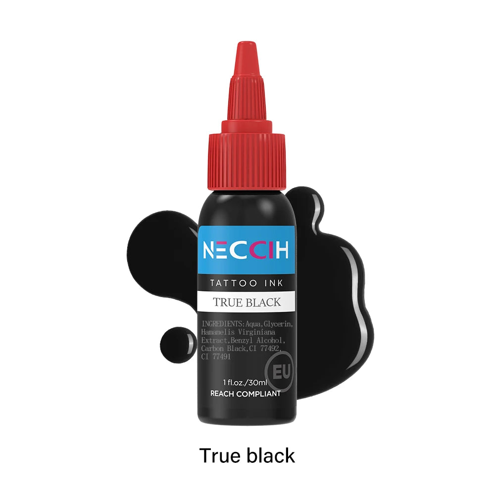 1oz 54 Colors Professional Tattoo Ink for Body Art Natural Plant Micro Pigment Permanent Tattoo Ink for Body Art Paint 30ml