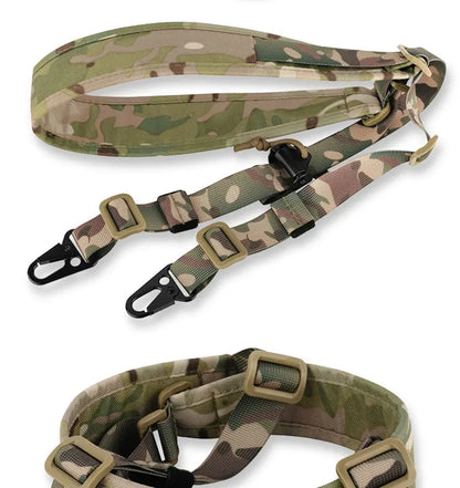 Tactical Rifle Strap 2 Point Sling Shotgun Belt Quick Adjustable Gun Sling Padded Shooting Shoulder Straps Hunting Accessories