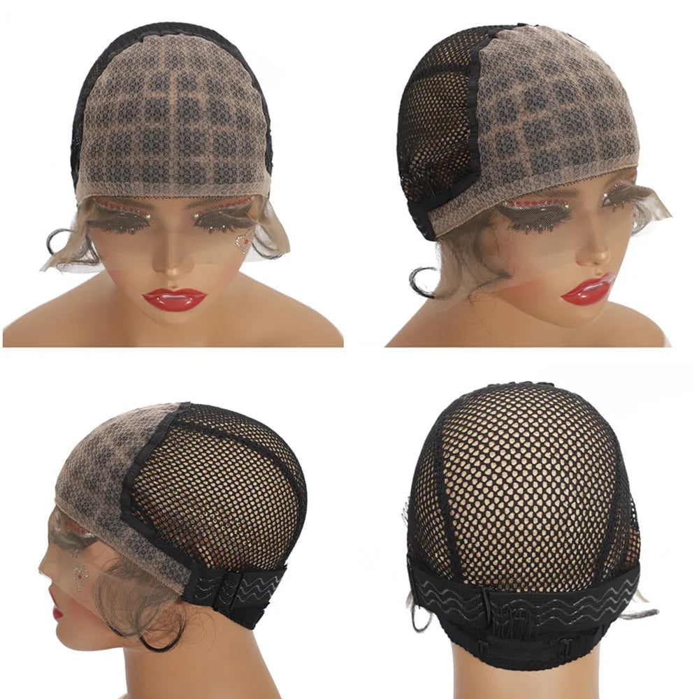 Wholesale 1-3PCS 13*5 Lace Front Wig Cap for Making Wigs With Baby Hair Wig Caps for Making Wigs Cheap Wig Cap on Clearance Sale