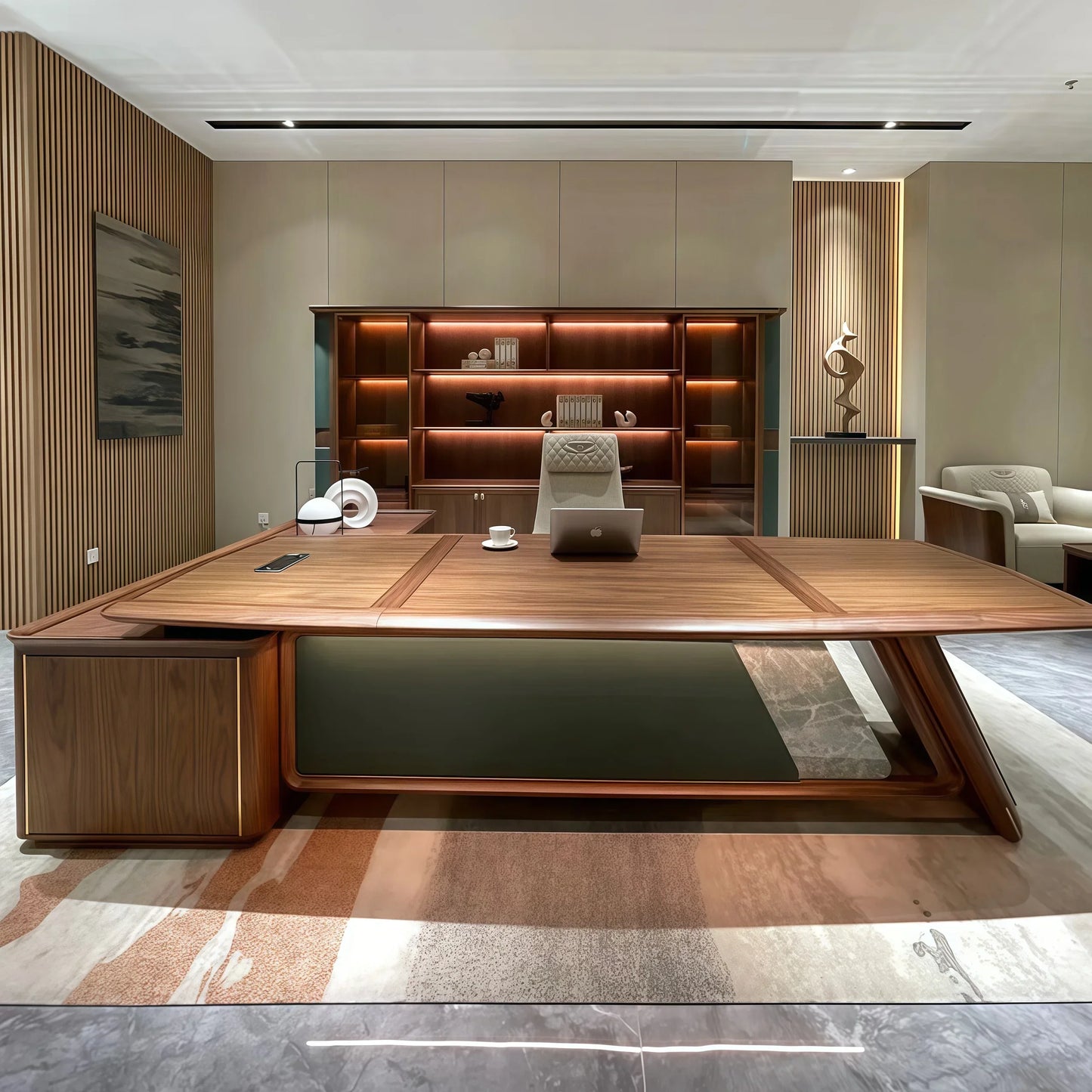 Storage Desktop Office Desk Writing Designer Height Organizer Office Desk Wooden Modern Luxury Mesa De Escritorio Furniture