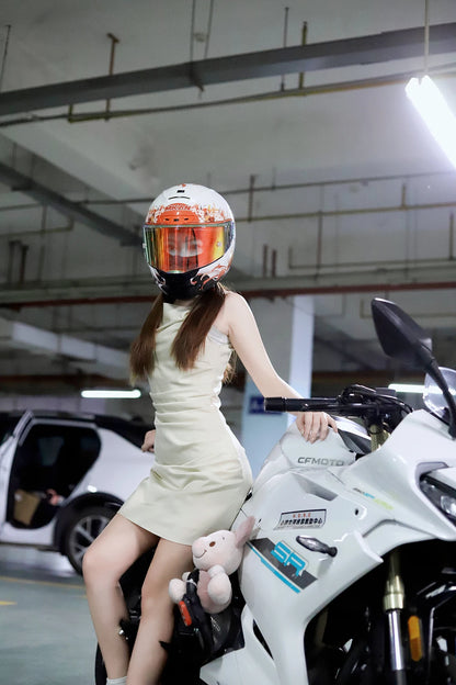 MKAN Full Face Motorcycle helmet Gumiho  helmet Riding Motocross Racing Motobike Helmet