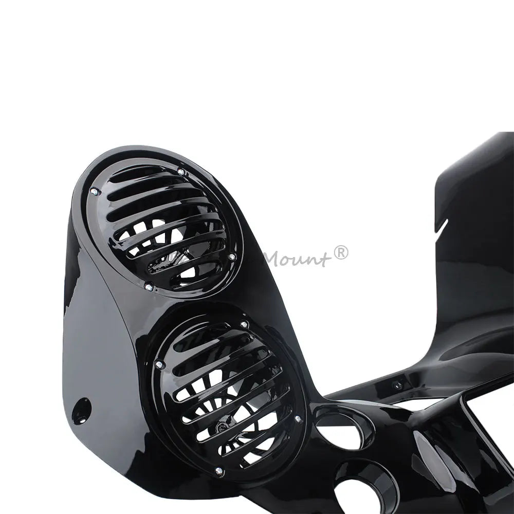 For Harley Touring Road Glide FLTR/I 1998-2009 FLTRX 2010-2013 Black Inner Fairing Cover with 4 6.5" Speaker Pods Motorcycle
