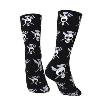 Fashion Men's Socks Harajuku Tony Tony Choppers Sock Luffys Zoros Trafalgar Law Anime Women's Socks Spring Summer Autumn Winter
