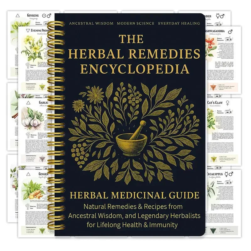 Natural Healing Guide Herbal Book, Step-by-step Recipes To Improve Heart Health, Blood Pressure and Concentration.
