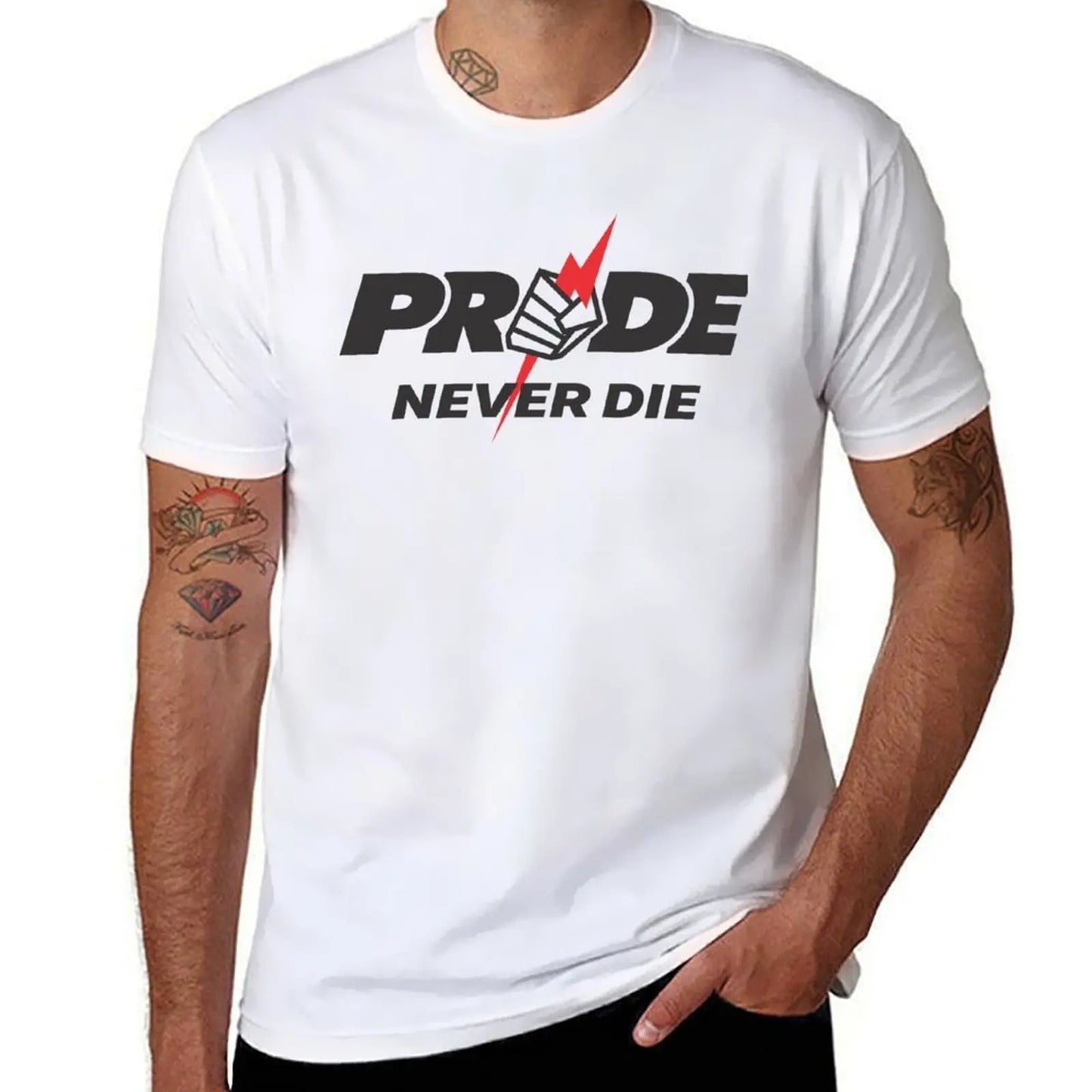 PRIDE NEVER DIE! T-Shirt anime stuff graphic tee shirt Man t-shirt summer shirt t shirts for men graphic