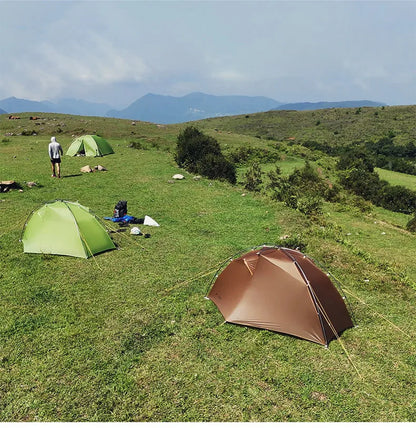 3F UL GEAR Taiji 1 Tent Outdoor Camping 1 Person Tent Ultralight 15D Nylon Tent Waterproof Hiking Mountaineering