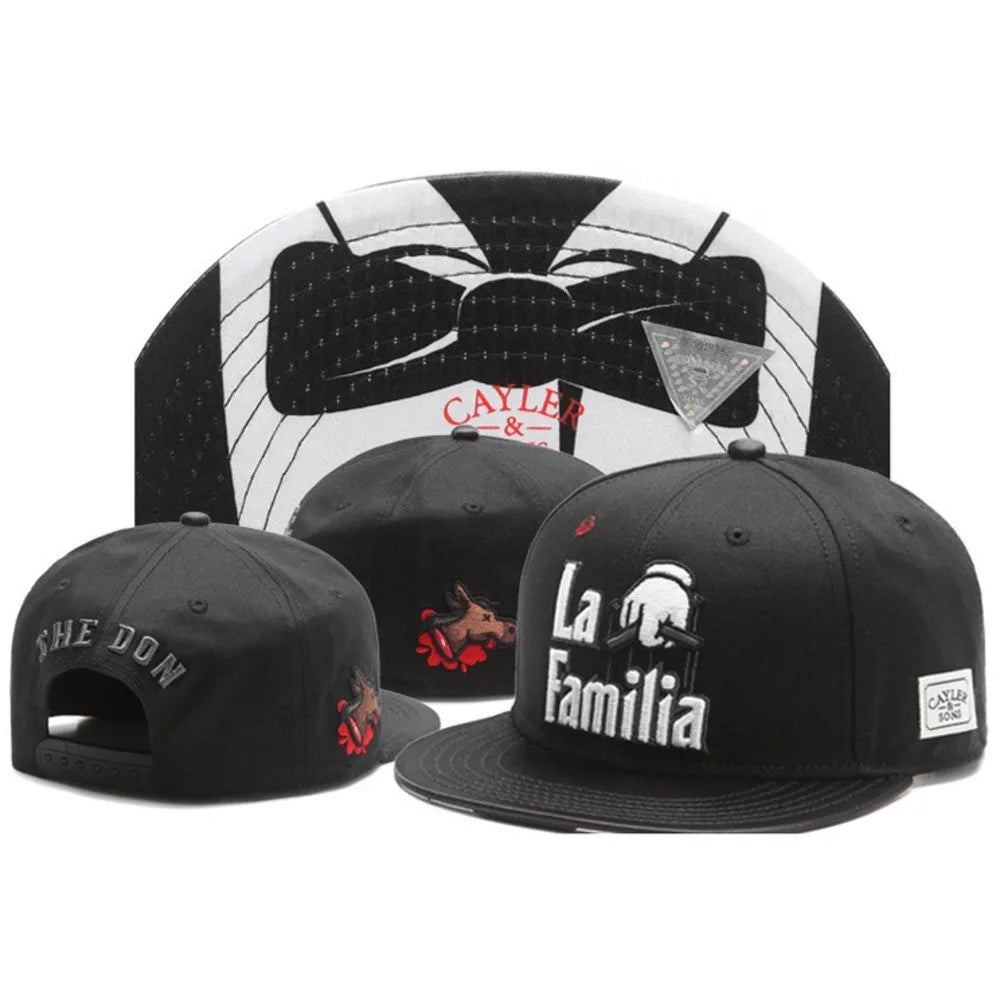 Classic Snapback Hat Cap Hip Hop Style Flat Bill Blank Adjustable Size