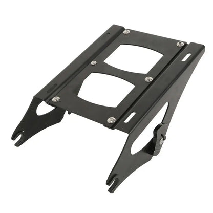 Motorcycle Razor Trunk Backrest Rack For Harley Touring Road Glide Street Glide 2014-2025 Gunship Gray