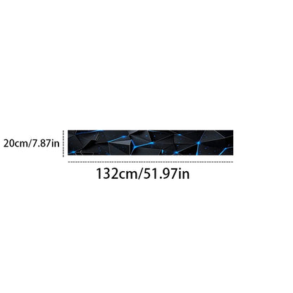 A unique sticker for the front windshield of your car, designed to attract attention. It is waterproof, scratch resistant