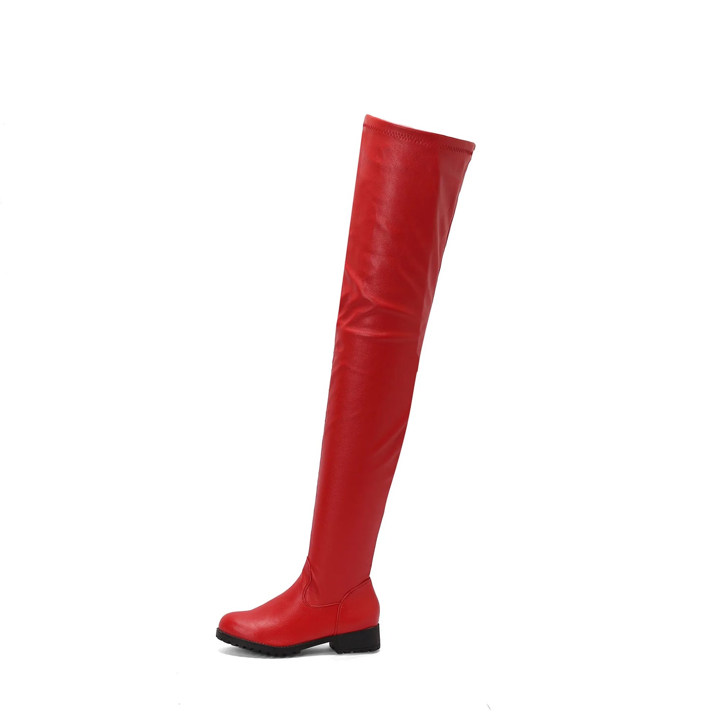 Winter New Plus Size 48 Women's Over The Knee Boots Thick Heel Long Tube Boots Platform Shoes