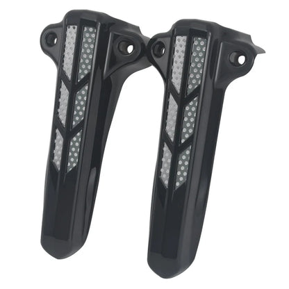 1pair Front Lower Fork Leg Covers For Harley Touring Road King Street Glide Ultra Limited FLHT FLHX FLHR 2014-2022