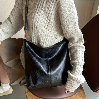 Bohemian Style Women Shoulder Bag, Vintage Wide Strap Crossbody with Intricate Embroidery, Versatile for Casual Commuting Wear