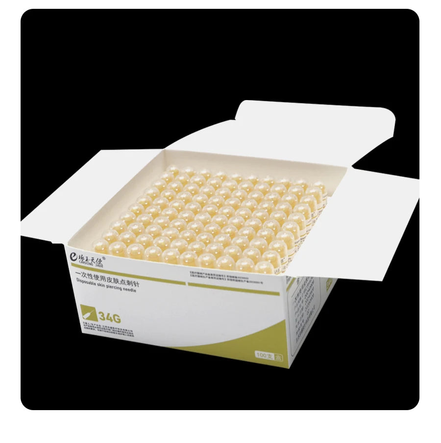 Disposable 34g Medical Small Needle 1.5mm 2.5/4mm Micro Cosmetic Single Head Ultra Small Needle