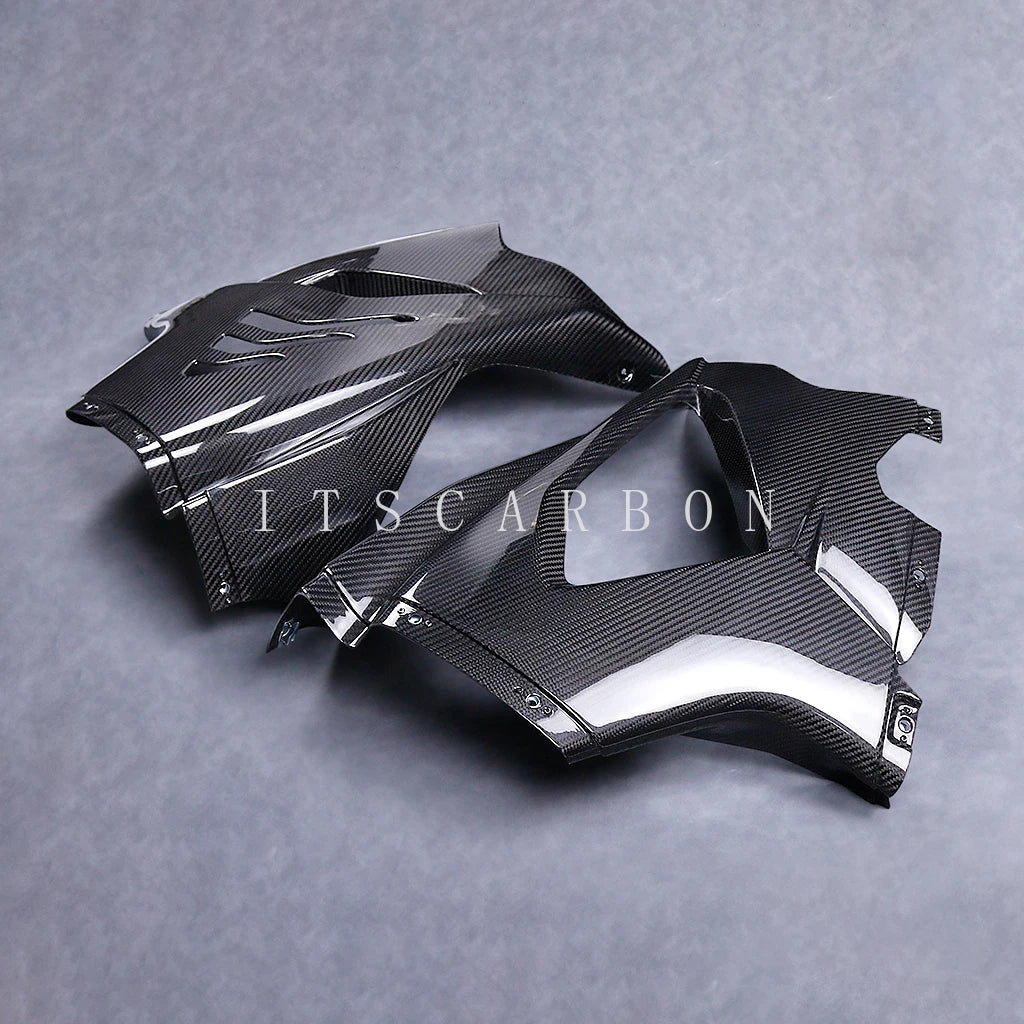 100% Pure Dry Carbon Fiber Race Shell Parts Fender Winglets Cover Fairing Kits For BMW S1000RR M1000RR 2024 2023 2022