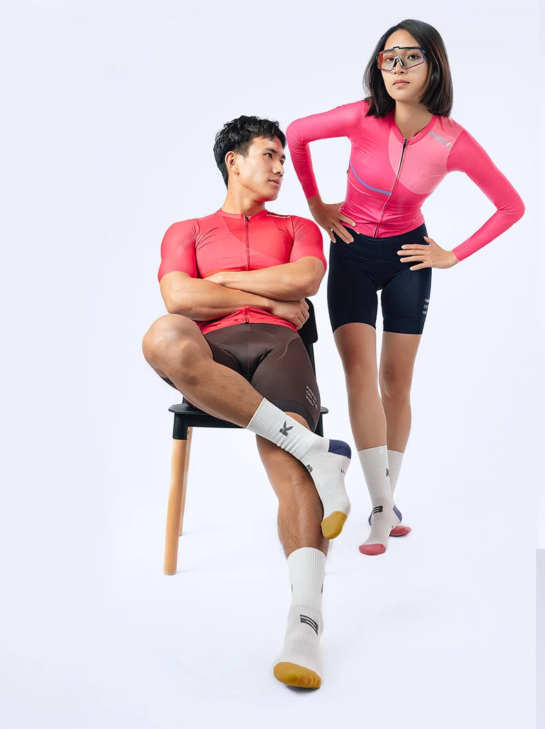 INBIKE Professional MTB Cycling Socks for Men Compression Bicycle Riding Socks Bike Stockings Man Soccer Sports Running Socks