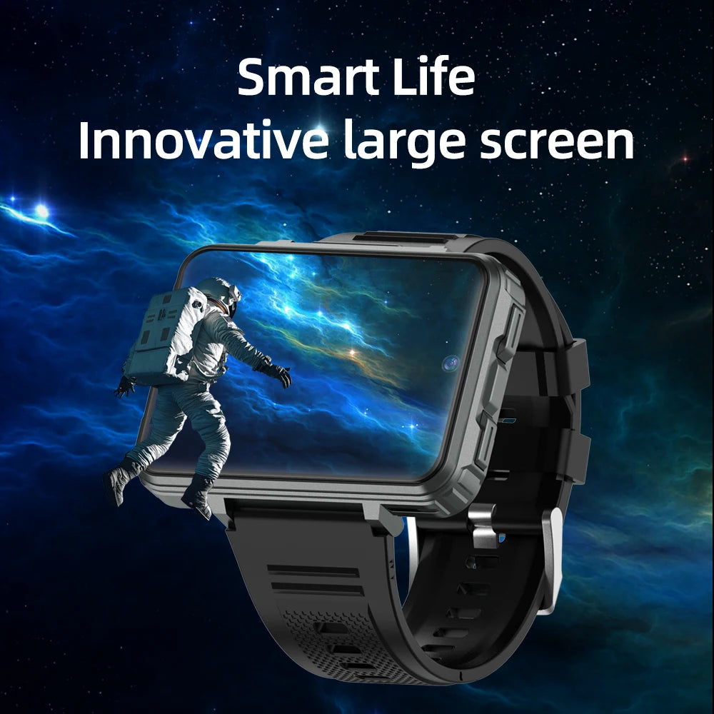 VP999 Ultra Large Screen Smart Watch 4G Dual Camera 64GB Face Recognition Unlock 1400mAh Maps 2.4 inch Touch Screen Smartwatch