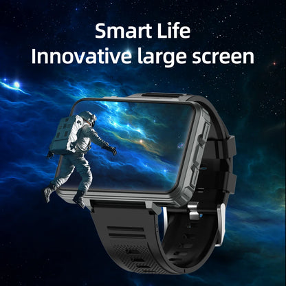 VP999 Ultra Large Screen Smart Watch 4G Dual Camera 64GB Face Recognition Unlock 1400mAh Maps 2.4 inch Touch Screen Smartwatch