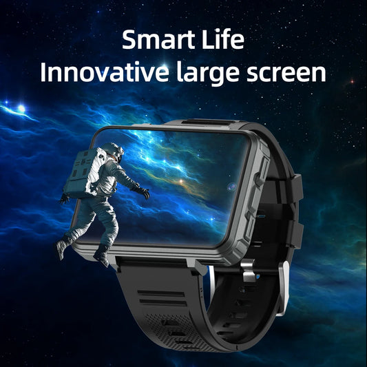 VP999 Ultra Large Screen Smart Watch 4G Dual Camera 64GB Face Recognition Unlock 1400mAh Maps 2.4 inch Touch Screen Smartwatch
