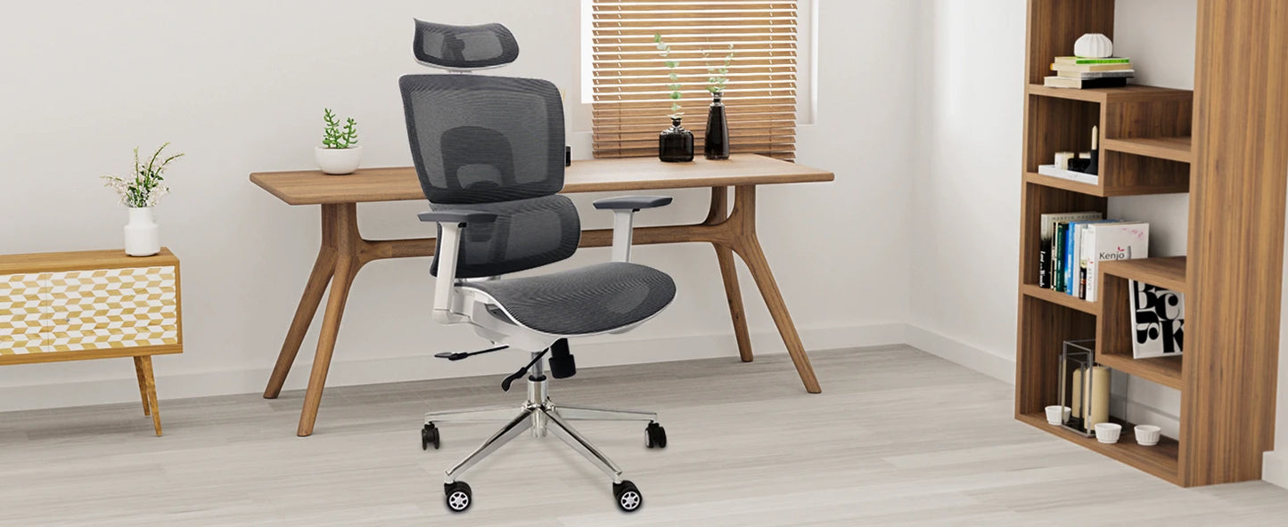 Office Ergonomic Chair for Big and 6'5" Tall Max,400Lbs Computer Desk Heavy-Duty Office Gaming Chair with High-Back Design EC20