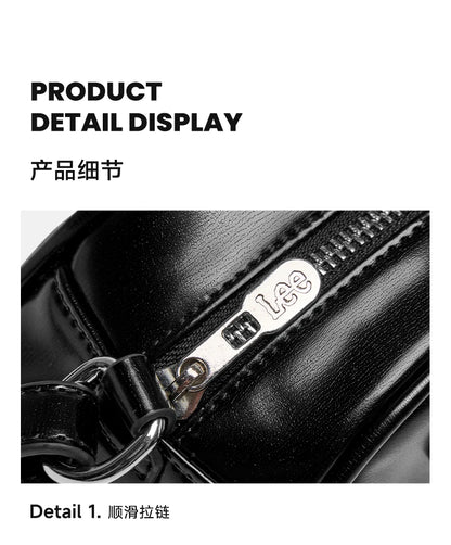 LEE Classics Vintage Design Women Small Leather Handbag Fashion Waterproof Outdoor Travel Daily Mini Crossbody Shoulder Bag