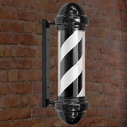 Barber Pole Wall Hanging Hair Salon Open Sign for Outside Indoor Barbershop