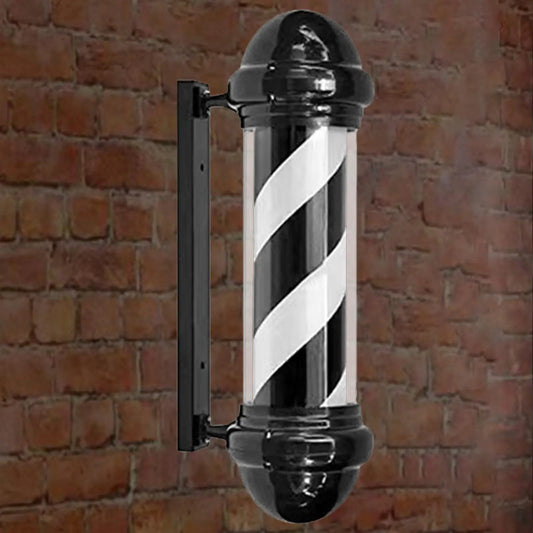 Barber Pole Wall Hanging Hair Salon Open Sign for Outside Indoor Barbershop