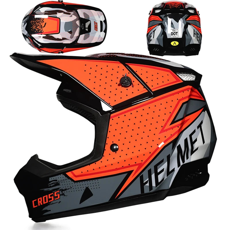 Motorcycle Helmet Professional Motocross Off Road Helm Children Off-road Casque Capacete De Motocicleta