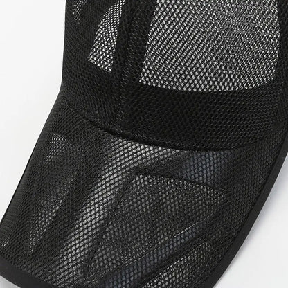 Quick Dry Outdoor Sports Adjustable Fashion Full Mesh Hats Baseball Cap Sun Protection Caps Summer Sunscreen Hats