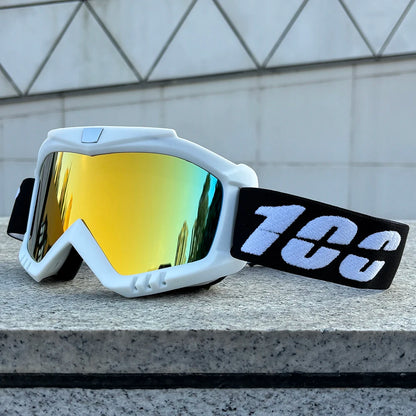 100 Motorcycle Goggles For Men Motocross Sunglasses Safety Protective MX ATV Ski Helmet Goggles vintage Driving Glasses
