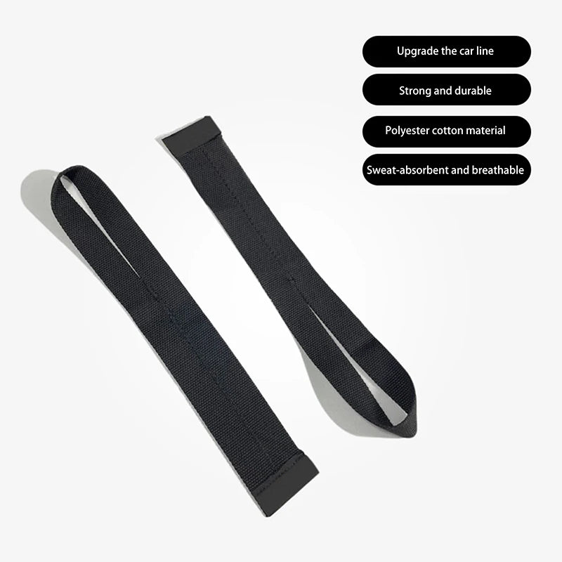 1Pair Gym Lifting Straps Weight Lifting Wrist Weight Belt Body Building Gloves For Women Men Fitness Crossfit Barbells Power
