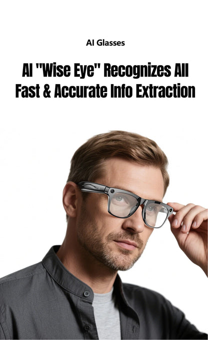 Xiaomi 8K AI Smart Glasses HD Photochromic Multifunction Bluetooth Calling Voice Assistant Music Player Translate Camera Glasses