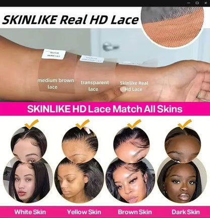 30 32 Inch Pink Body Wave Human Hair Wigs 13x6 HD Lace Frontal Wig 613 Colored Wig Human Hair Brazilian Human Hair Wigs