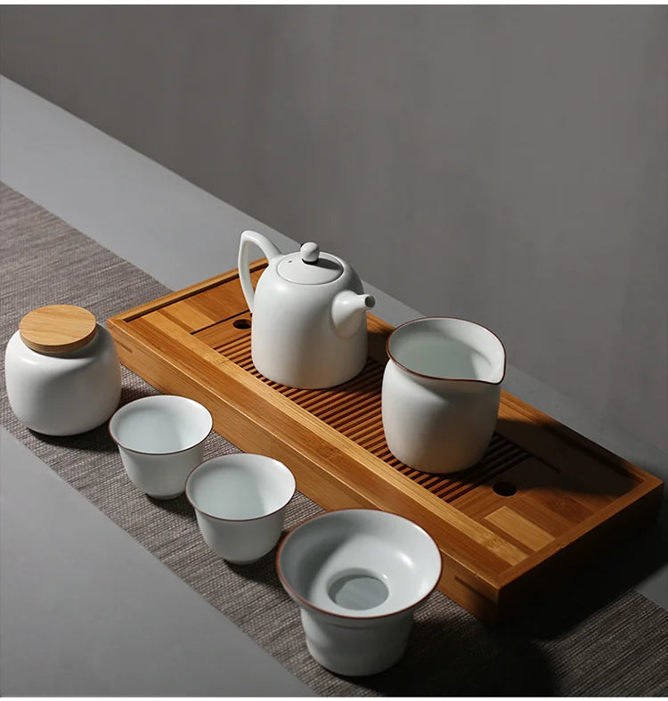 220ml White Jade Porcelain Teapot Dehua Handmade Ceramic Teakettle Single Pots Kung Fu Tea Master Pots Office Decoration Teaset