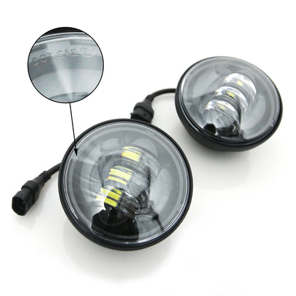 4.5'' LED Fog Lighting Passing Auxiliary Bracket for harley custom dynamics lights road king street glide Turn Signal