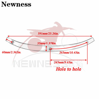 Motorcycle Windshield Windscreen Trim Steel Black/Chrome For Harley Touring 1996 2014-2019 Electra Glide Street Glide FLHX FLHTC