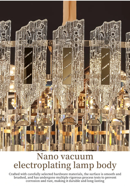 Crystal Hanging Lamps for Living Room Chandelier for Dining Room French Large Nordic Bedroom HQ Ceilling Light Pendant Lamp