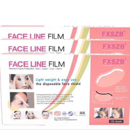 100/200/300PcsBarber Shop Eye Protection Makeup Shower Face Shields Visors Disposable Masks HairSalon Accessories Tools