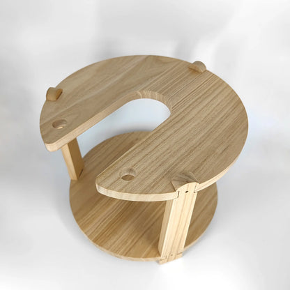 Shisha Stand Portable Wooden Hookah Table Holder Station With Wheels Rolling for Vase protection Hose Clamp Nargile Accessories