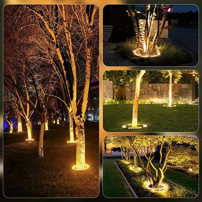 85V-265V LED Tree Hugging Lamp 4Pcs Outdoor Waterproof IP65 Lawn Garden Park Courtyard Wayside Spotlights Night Decorative Light
